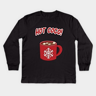 hot coco! Kids Long Sleeve T-Shirt